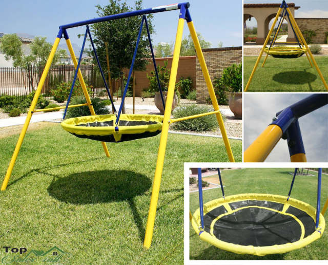 Best ideas about Backyard Playsets For Toddlers
. Save or Pin Swing Sets for Backyard Playground Children Round Yard Now.