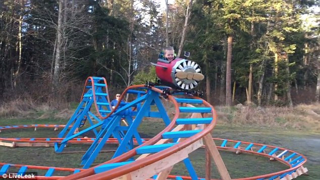 Best ideas about Backyard Roller Coaster
. Save or Pin Father builds his toddler a backyard ROLLER COASTER Now.