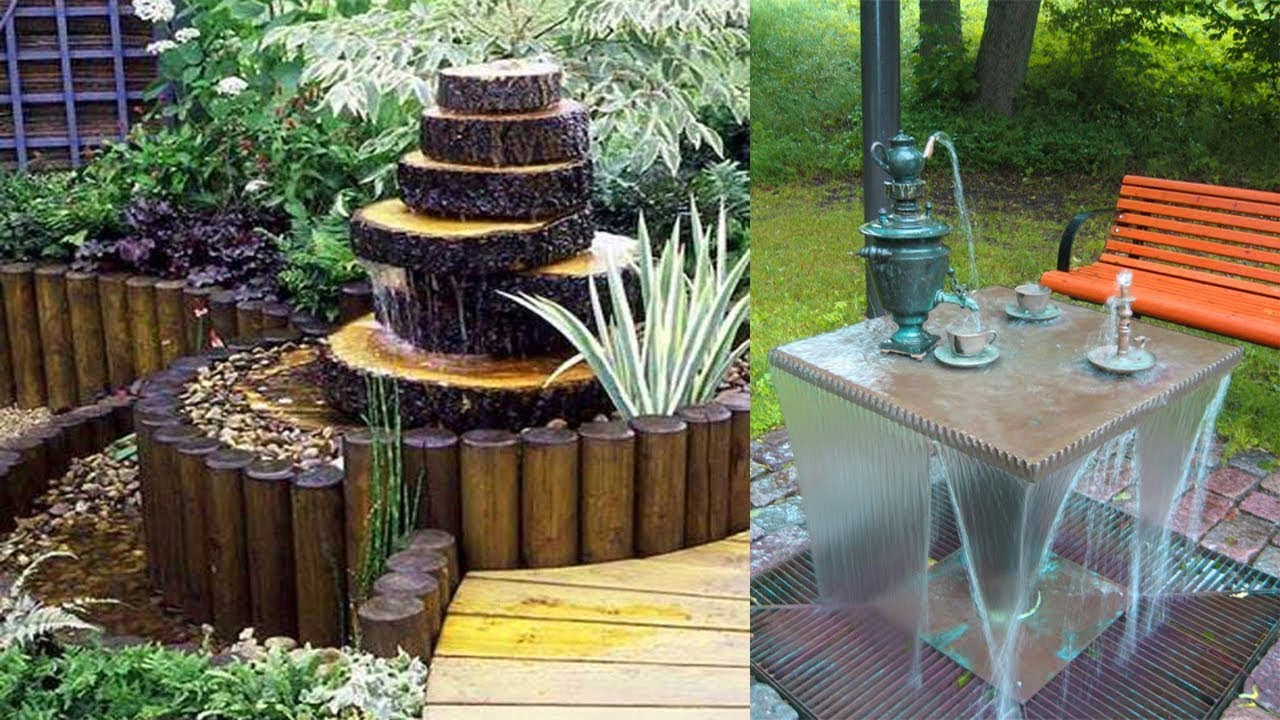 Best ideas about Backyard Water Fountain
. Save or Pin Creative Garden Small Fountain Ideas Now.