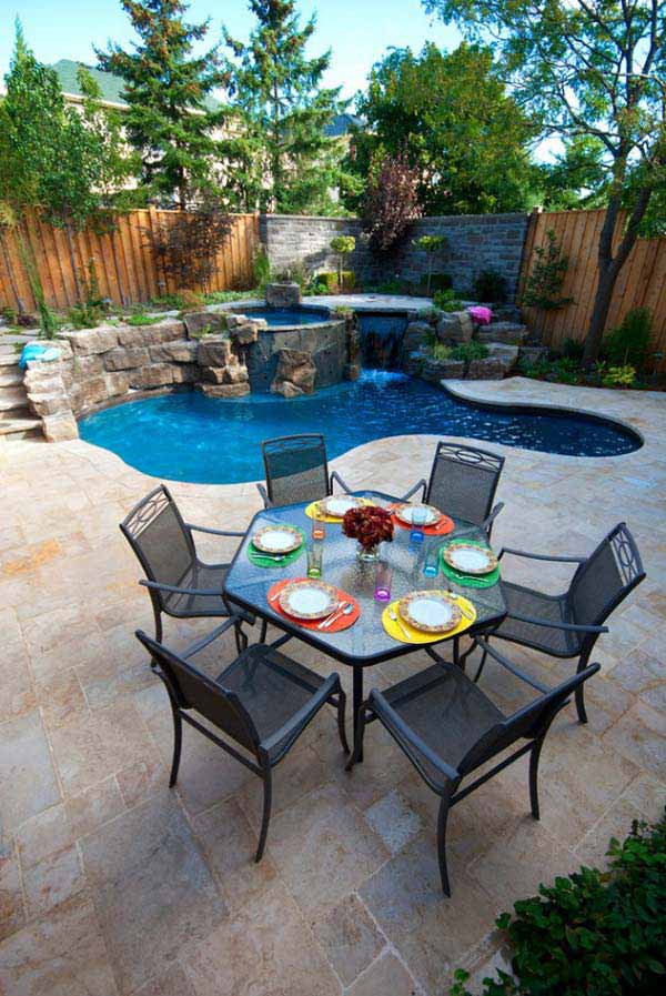 Best ideas about Backyard With Pool
. Save or Pin 25 Fabulous Small Backyard Designs with Swimming Pool Now.