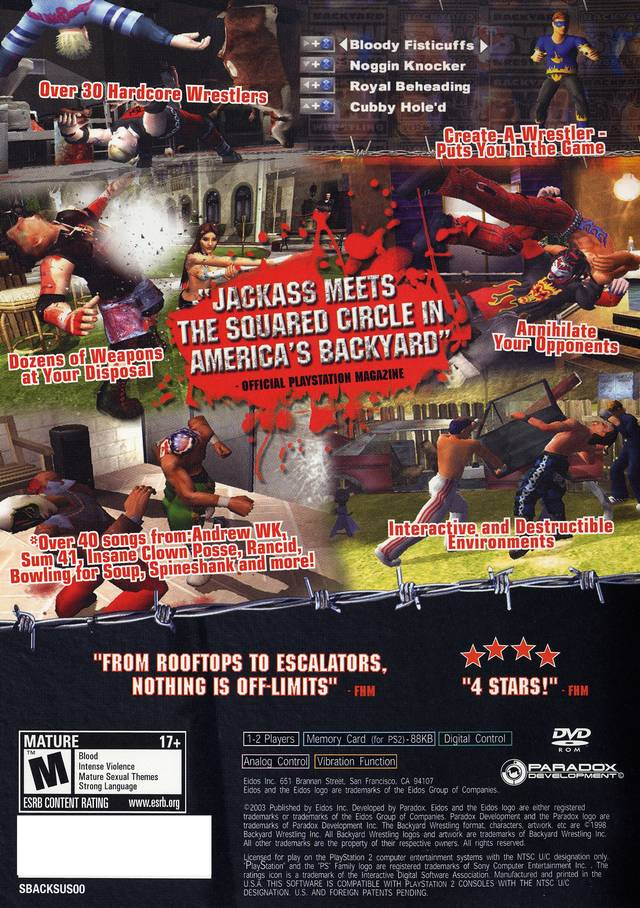 Best ideas about Backyard Wrestling Game
. Save or Pin Backyard Wrestling Sony Playstation 2 Game Now.