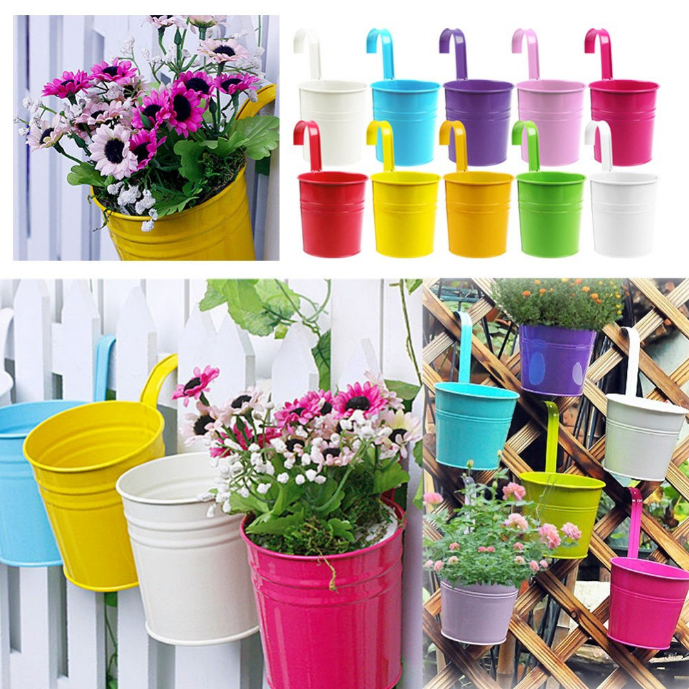 Best ideas about Balcony Hanging Planter
. Save or Pin Metal Iron Flower Pot Hanging Balcony Garden Plant Planter Now.