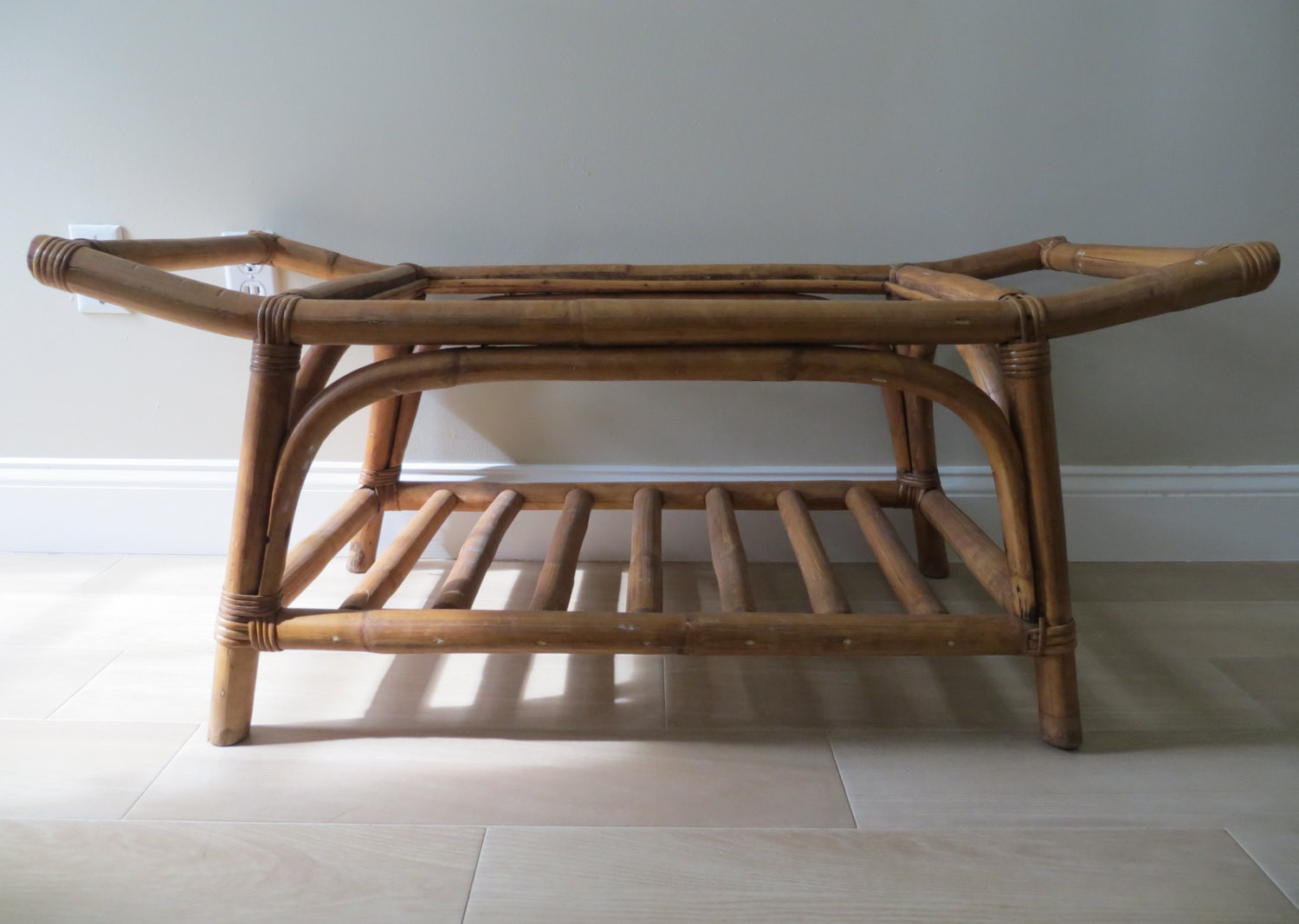 Best ideas about Bamboo Coffee Table
. Save or Pin Vintage Rattan Bamboo Coffee Table Two Tiered Boho Decor Now.