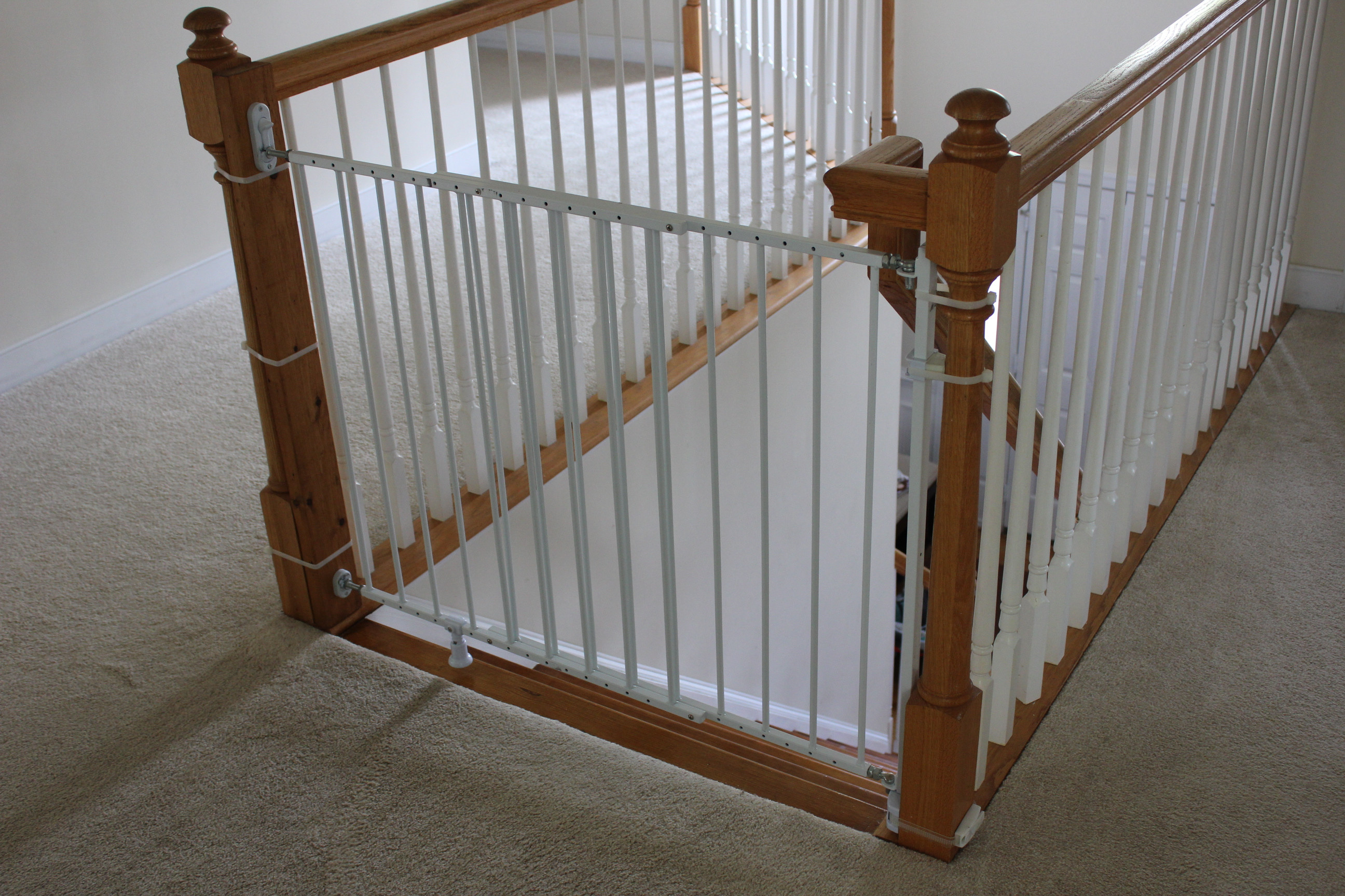 Best ideas about Banister To Wall Baby Gate
. Save or Pin Installing a Baby Gate Without Drilling Into a Banister Now.