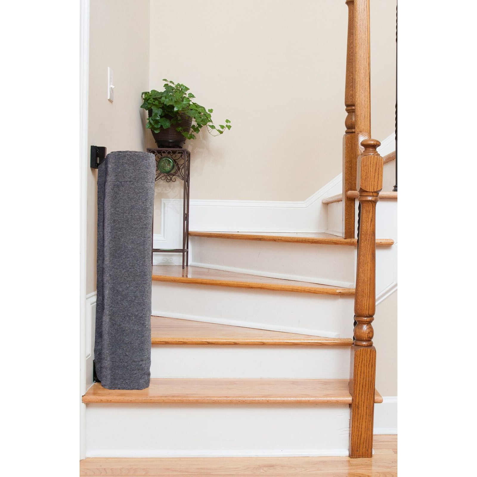 Best ideas about Banister To Wall Baby Gate
. Save or Pin TheStairBarrier Wall to Banister Safety Gate Now.