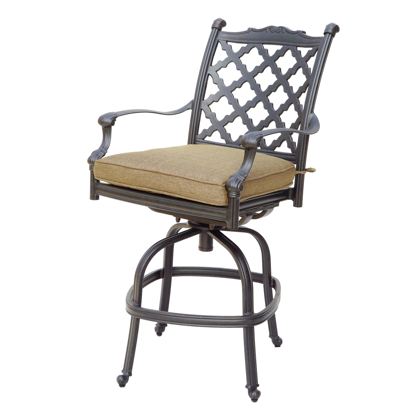 Best ideas about Bar Height Patio Chairs
. Save or Pin Darlee Camino Real Outdoor Counter Height Swivel Bar Stool Now.