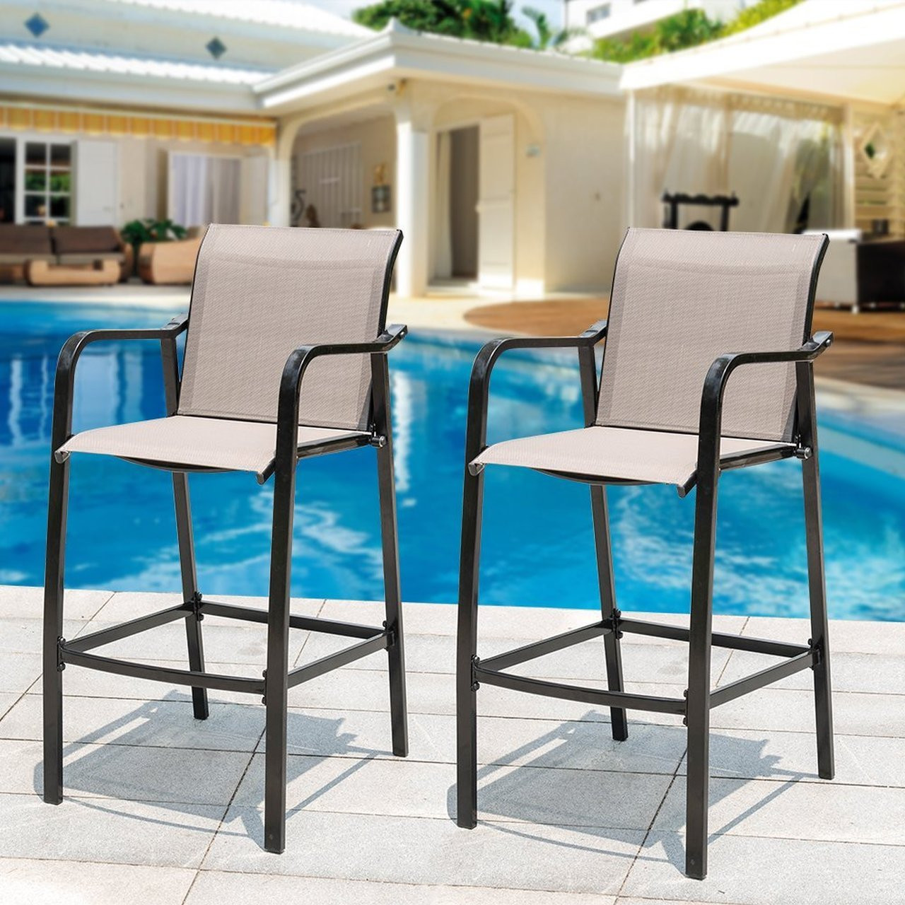 Best ideas about Bar Height Patio Chairs
. Save or Pin Sundale Outdoor Counter Height Bar Stool All Weather Patio Now.
