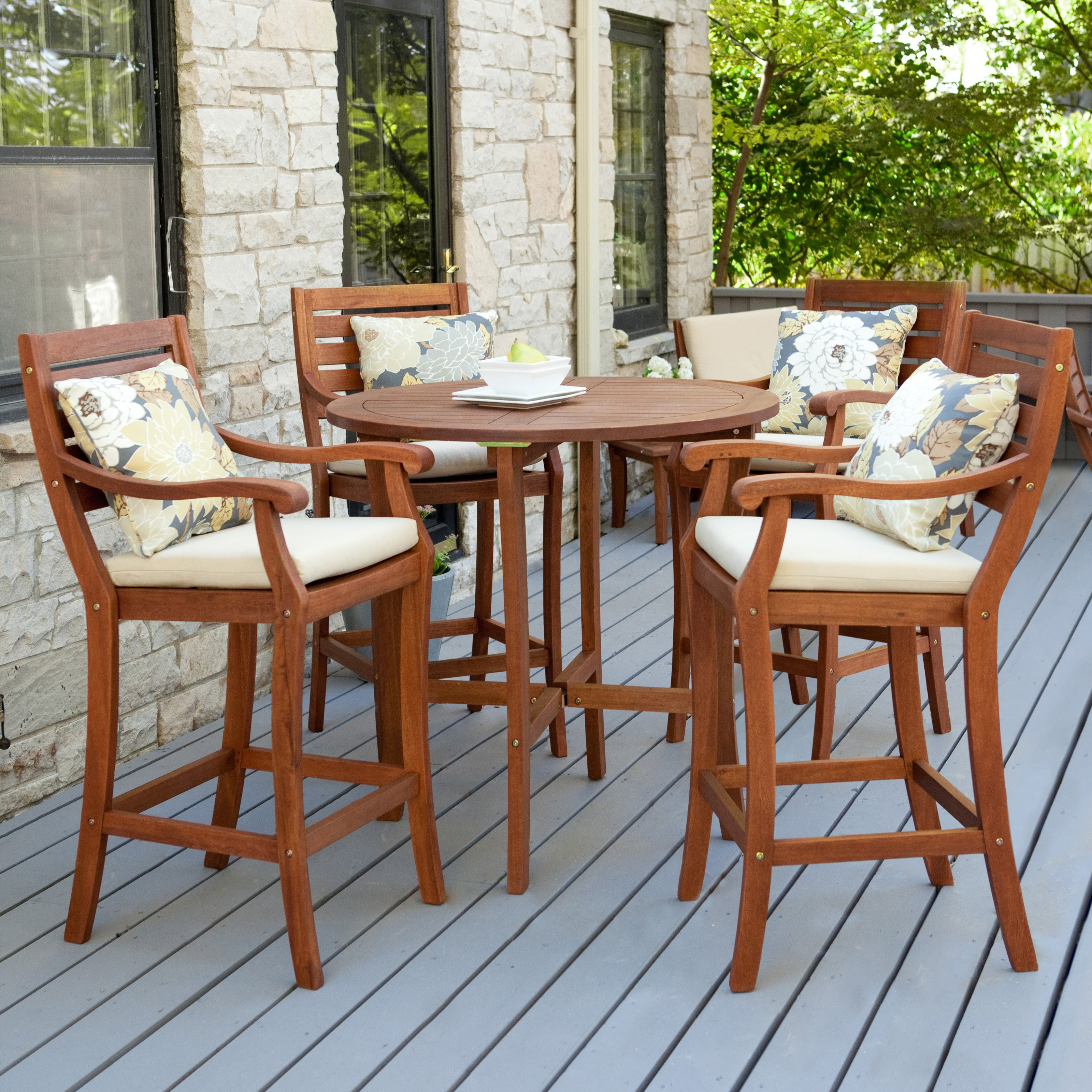 Best ideas about Bar Height Patio Set
. Save or Pin Arbor Bar Height Patio Dining Set Seats 2 or 4 Outdoor Now.