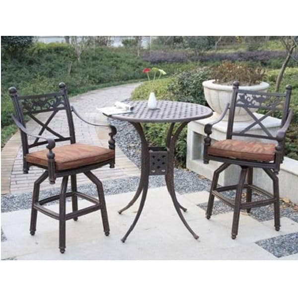 Best ideas about Bar Height Patio Set
. Save or Pin 3 Piece Garden Bar Height Patio Set Now.