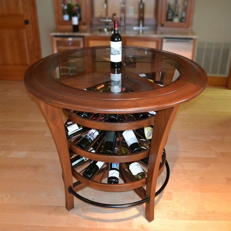 Best ideas about Bar Table With Wine Rack
. Save or Pin Bistro Bar Table Wine Rack features three rotating levels Now.