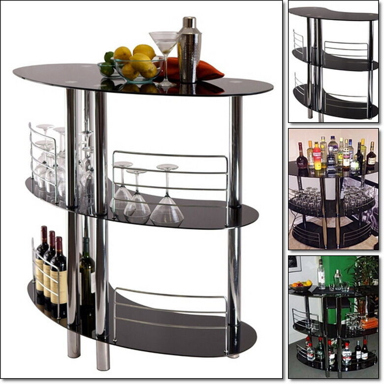 Best ideas about Bar Table With Wine Rack
. Save or Pin Wine Bar Serving Shelves Rack Storage Cabinet Pub Table Now.