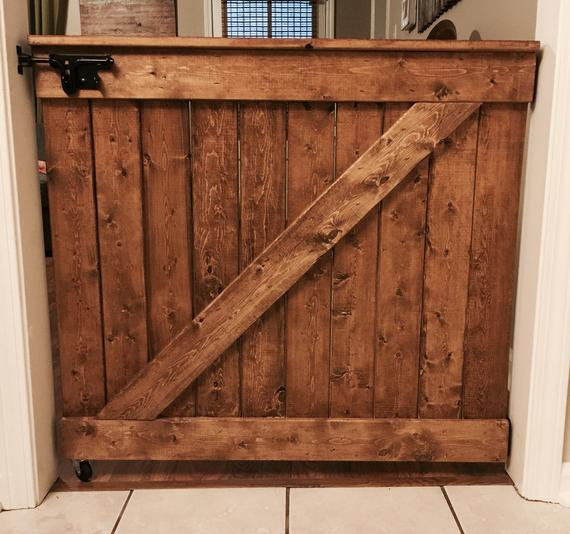 Best ideas about Barn Door Baby Gate
. Save or Pin Barn Door Baby Gate Rustic Baby Gate by CDWaggDesigns on Etsy Now.