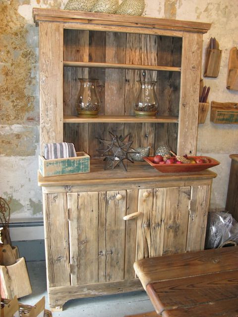 Best ideas about Barnwood Furniture Ideas
. Save or Pin Hutch made from reclaimed wormy chestnut barn lumber Dad Now.