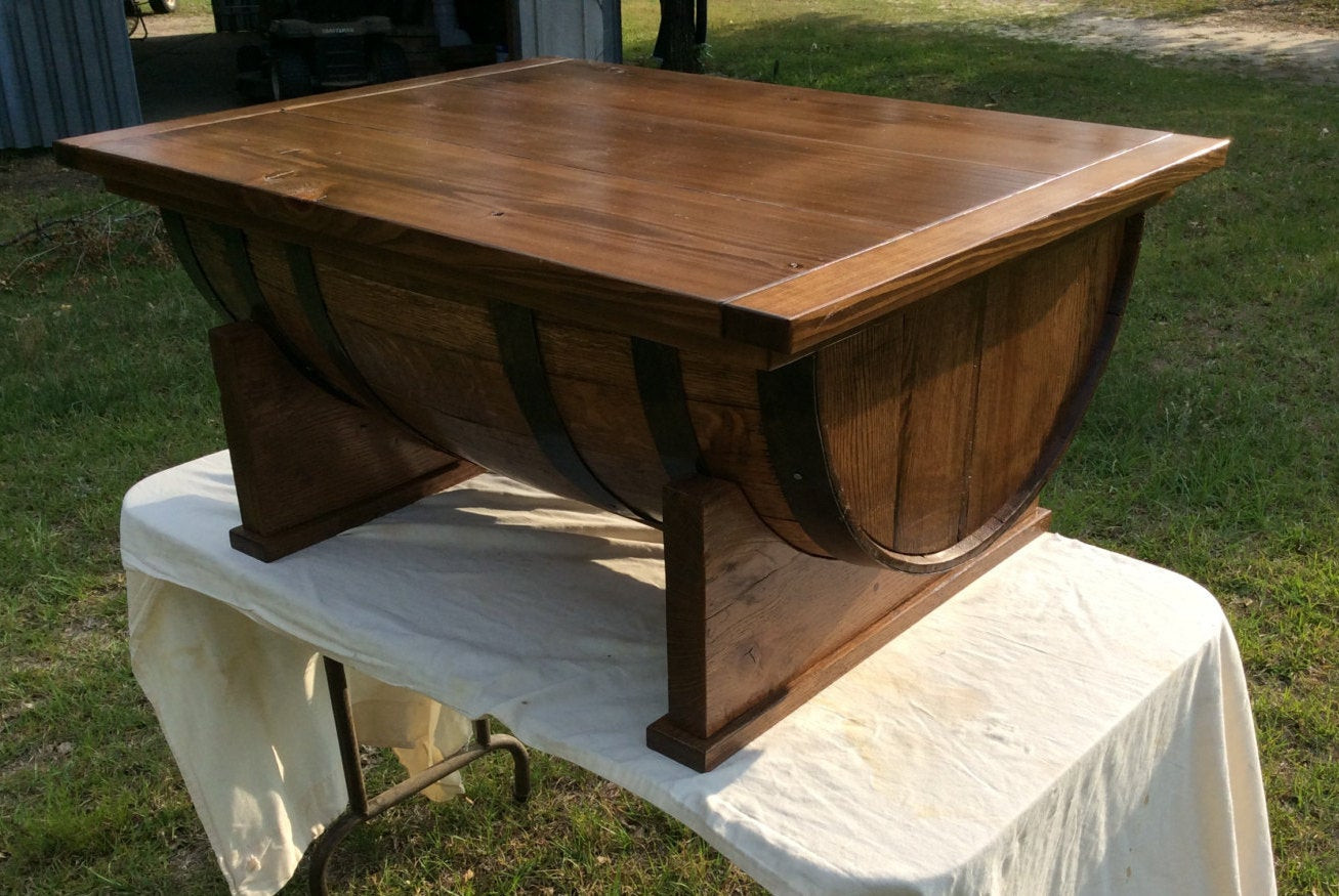 Best ideas about Barrel Coffee Table
. Save or Pin Whiskey Barrel Coffee Table Now.