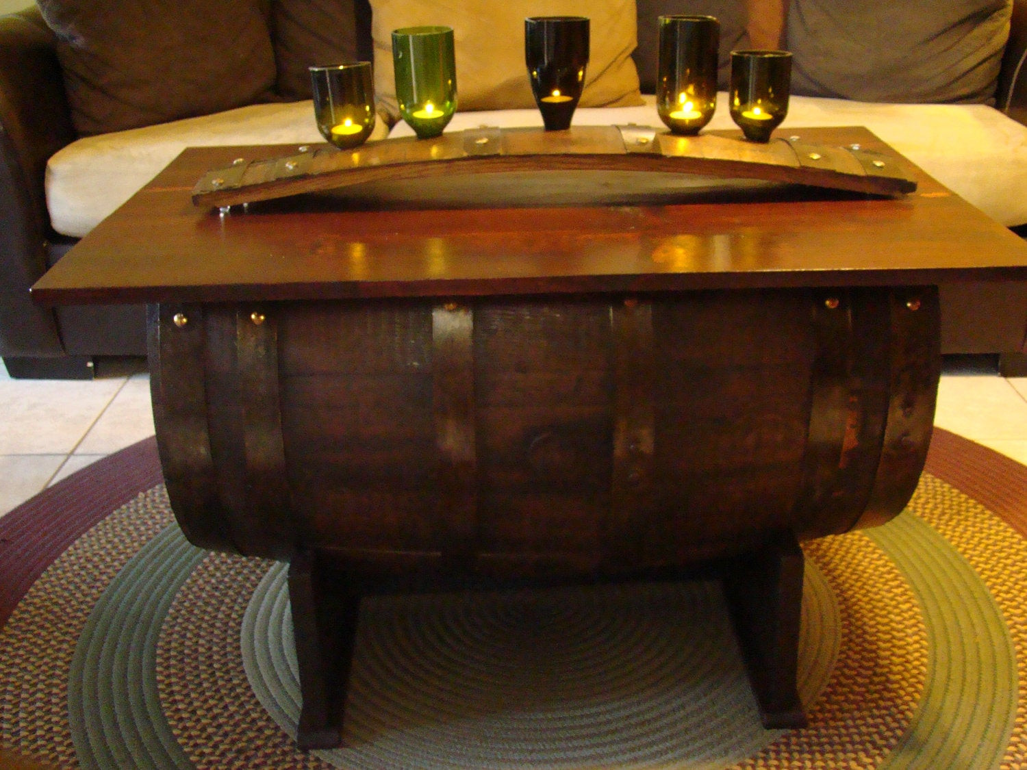 Best ideas about Barrel Coffee Table
. Save or Pin Barrel Coffee Table & Storage Trunk made by Now.