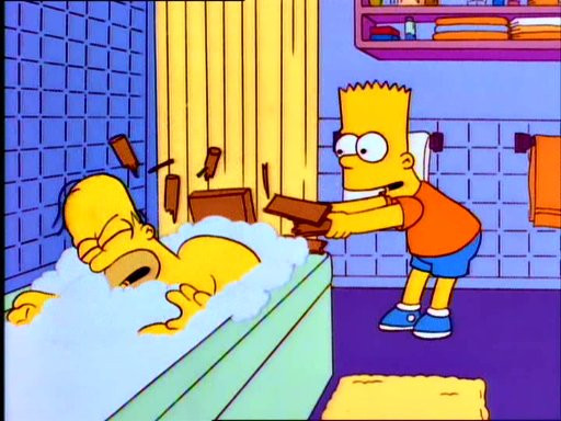 Best ideas about Bart Hits Homer With Chair
. Save or Pin Gr8at Visual Jokes from The Simpsons Now.