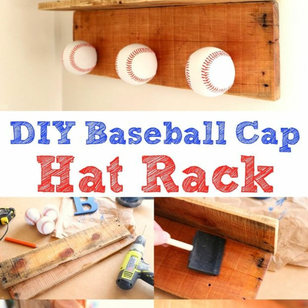 Best ideas about Baseball Cap Rack DIY
. Save or Pin DIY Baseball Hat Rack Now.