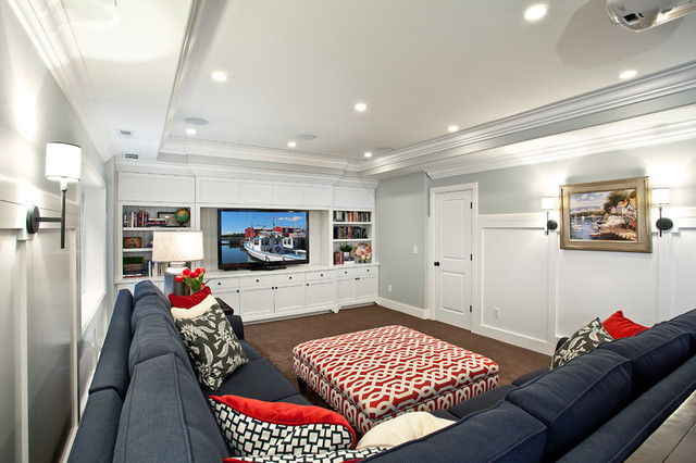 Best ideas about Basement Family Room
. Save or Pin Basement Modern Family Room Salt Lake City by Now.