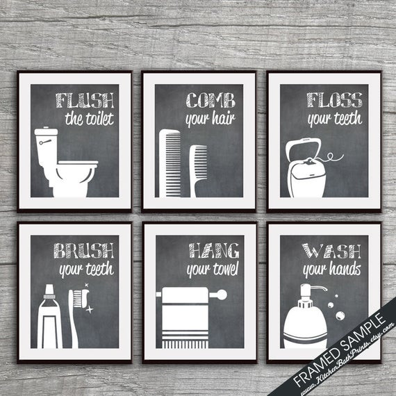 Best ideas about Bathroom Art Prints
. Save or Pin Funny Bathroom Prints Set of 6 Art Prints Featured in Now.