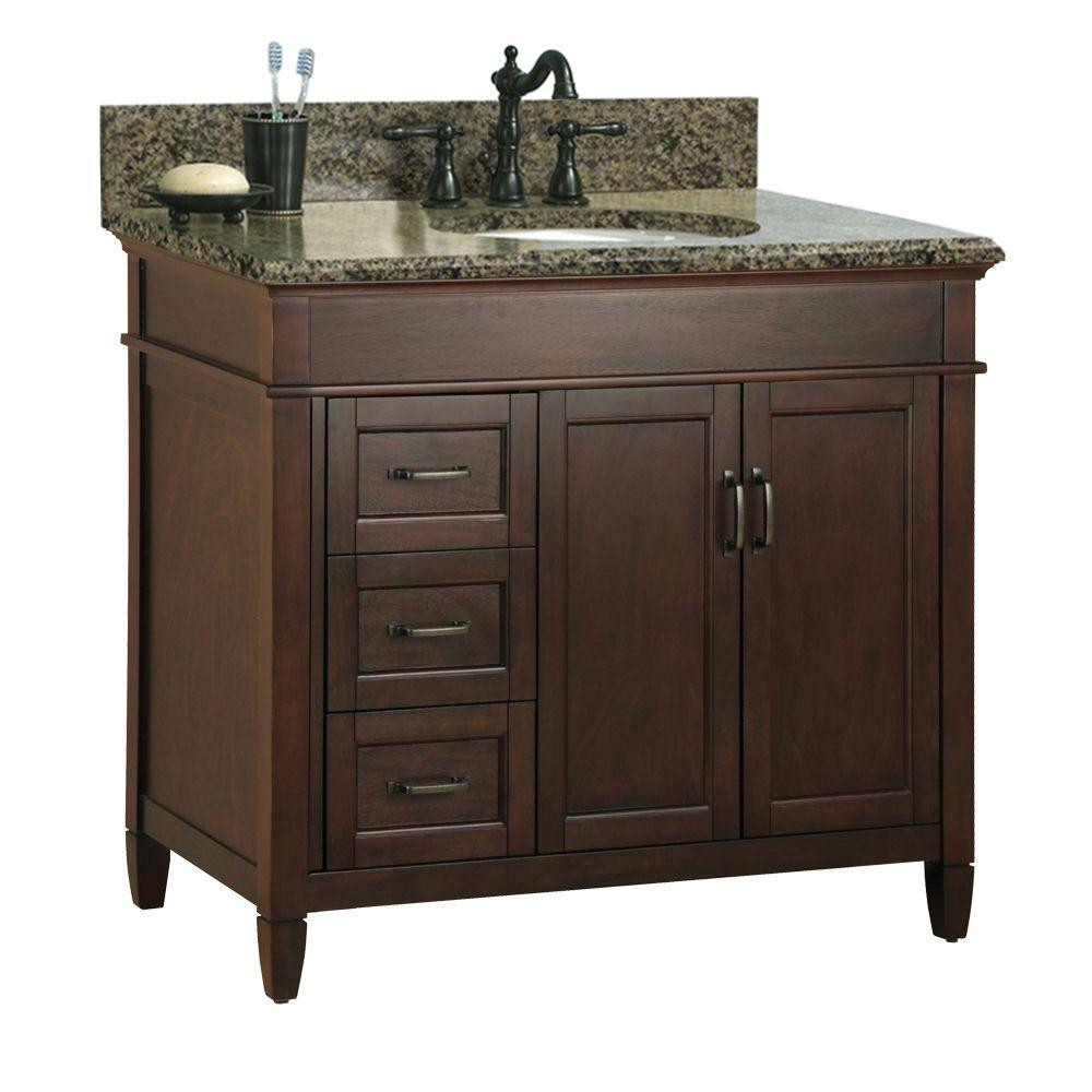 Best ideas about Bathroom Cabinets Home Depot
. Save or Pin Home Decorators Collection Montaigne 37 in W x 22 in D Now.