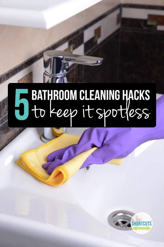Best ideas about Bathroom Cleaning Hacks
. Save or Pin 5 Bathroom Cleaning Hacks to Keep It Spotless A Few Now.