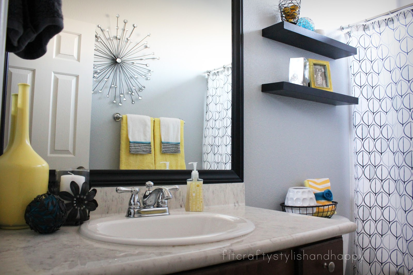 Best ideas about Bathroom Decor Ideas
. Save or Pin Fit Crafty Stylish and Happy Guest Bathroom Makeover Now.