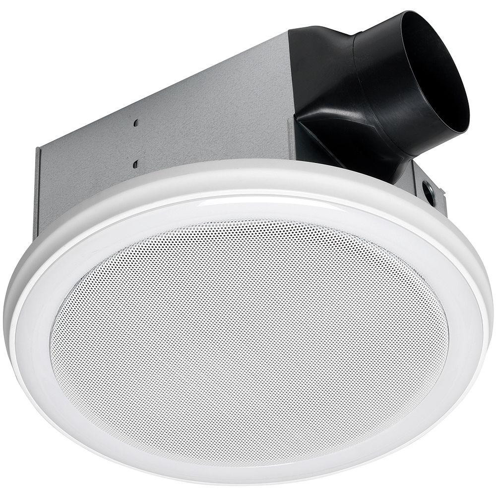 Best ideas about Bathroom Exhaust Fan With Led Light
. Save or Pin Home Netwerks Decorative White 100 CFM Bluetooth Stereo Now.