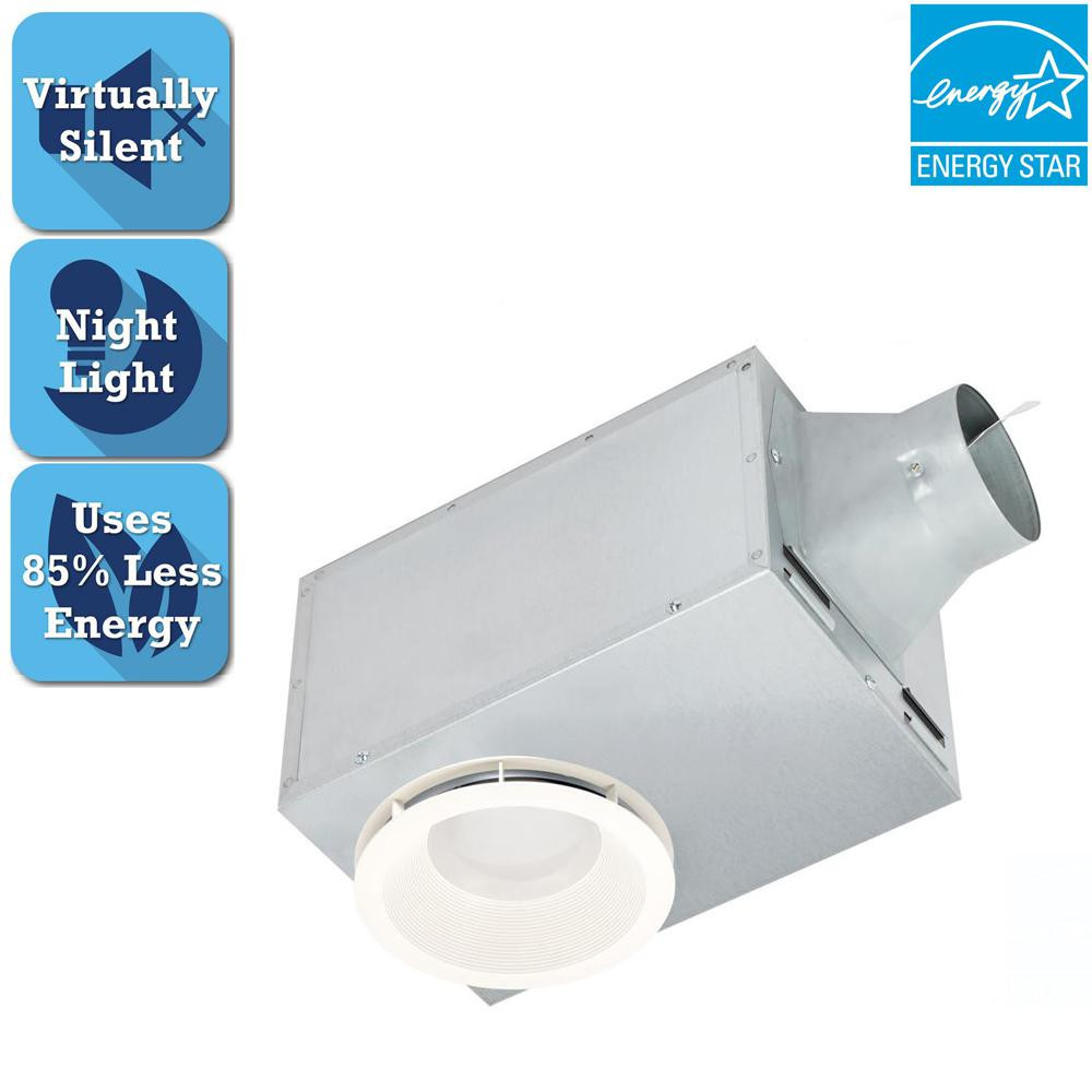 Best ideas about Bathroom Exhaust Fan With Led Light
. Save or Pin Delta Breez 80 CFM Recessed Ceiling Bathroom Exhaust Fan Now.