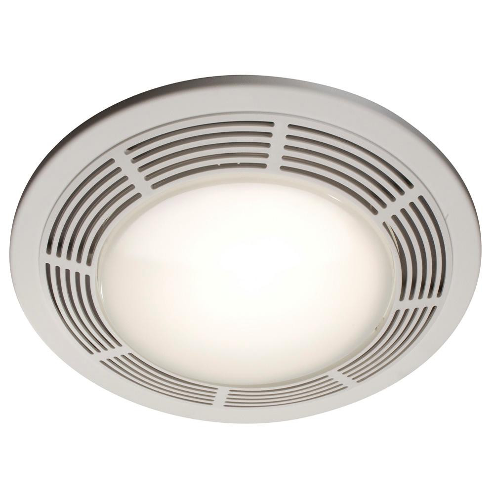 Best ideas about Bathroom Exhaust Fans With Light
. Save or Pin Broan 100 CFM Ceiling Exhaust Fan with Light 696 The Now.