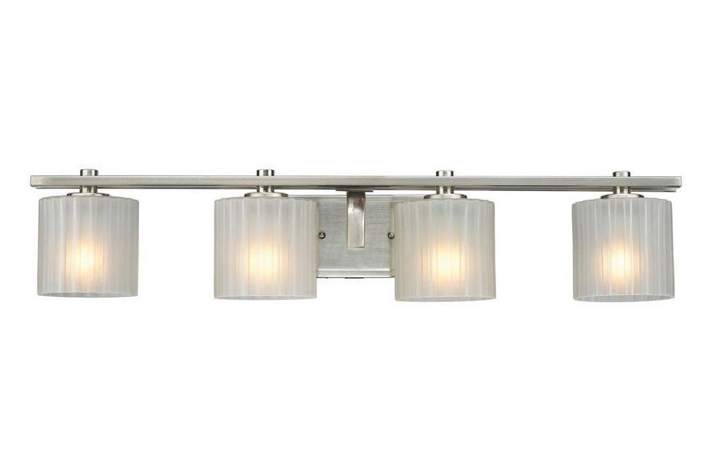 Best ideas about Bathroom Light Bar
. Save or Pin Hampton Bay Sheldon 4 Light Brushed Nickel Bath Bar Light Now.