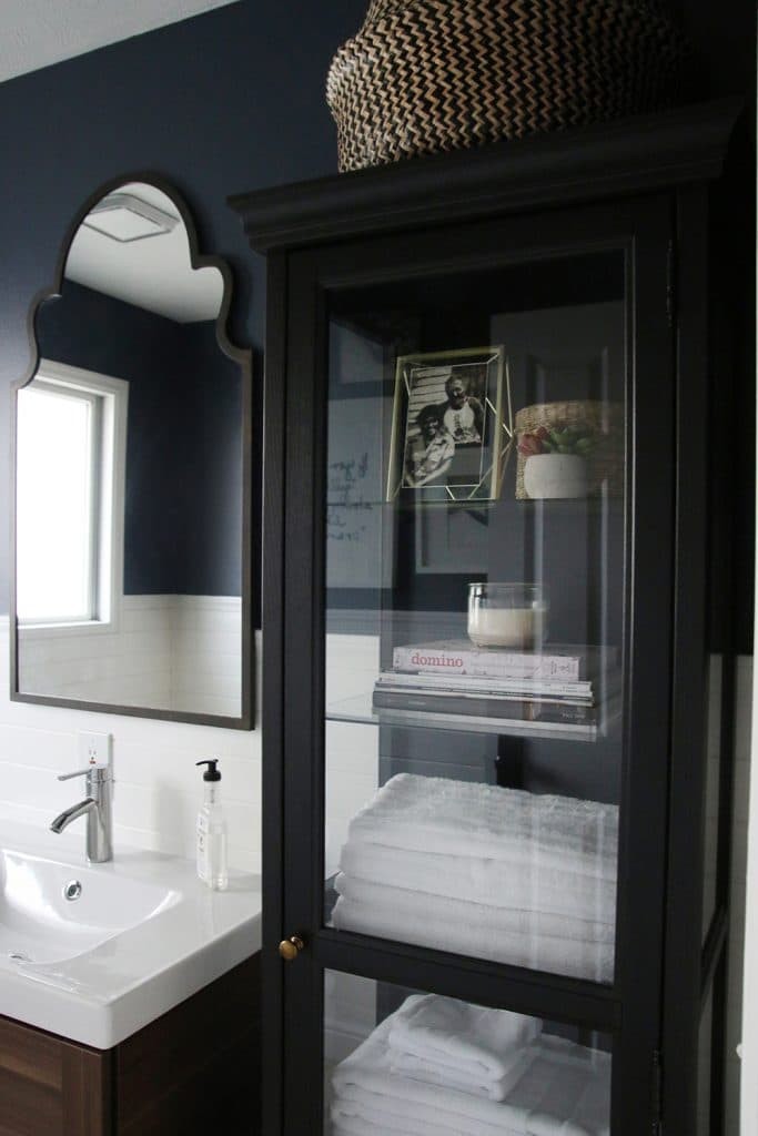 Best ideas about Bathroom Linen Cabinets Ikea
. Save or Pin A Half bath refresh Chris Loves Julia Now.