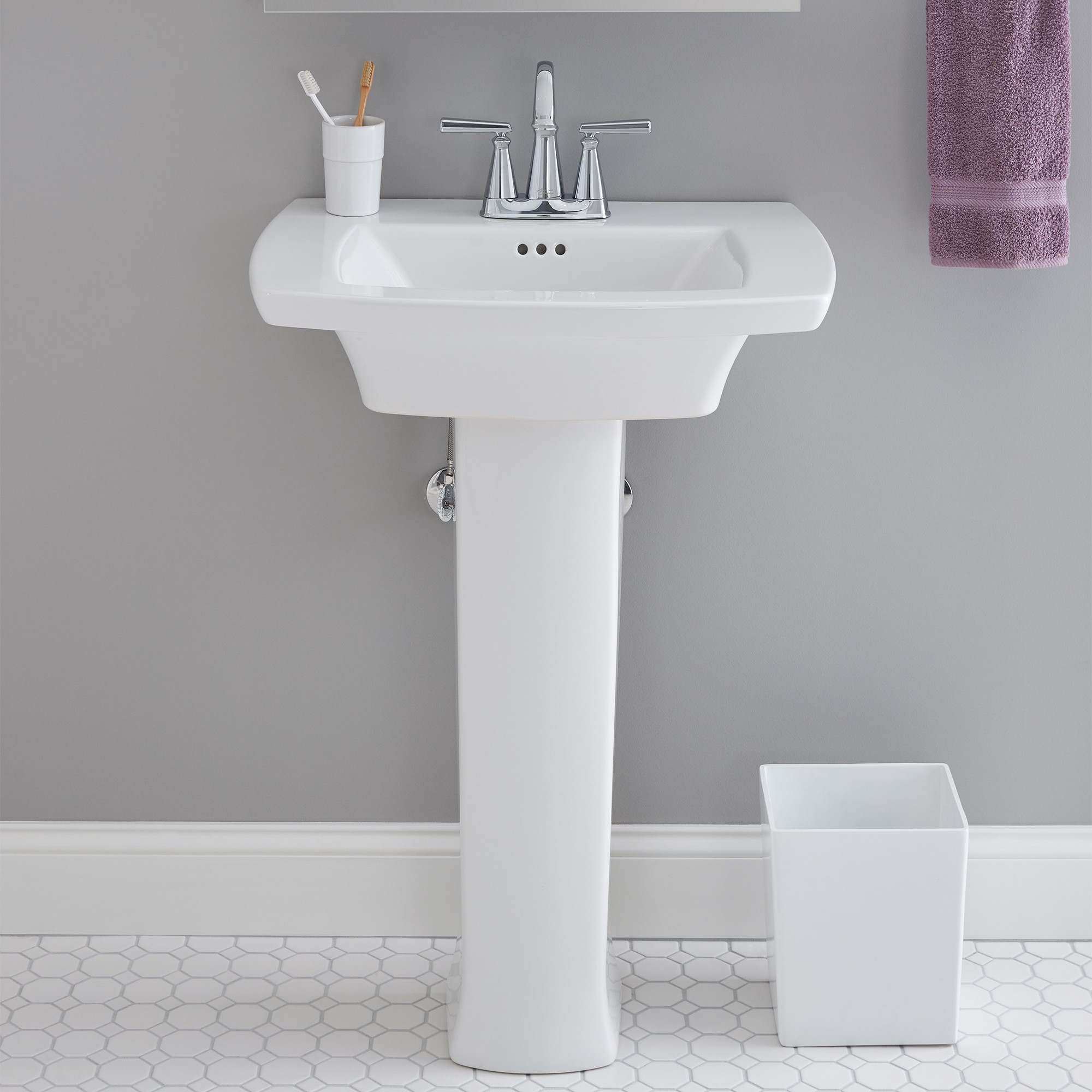 Best ideas about Bathroom Pedestal Sink
. Save or Pin Edgemere Pedestal Sink Center Hole ly Now.