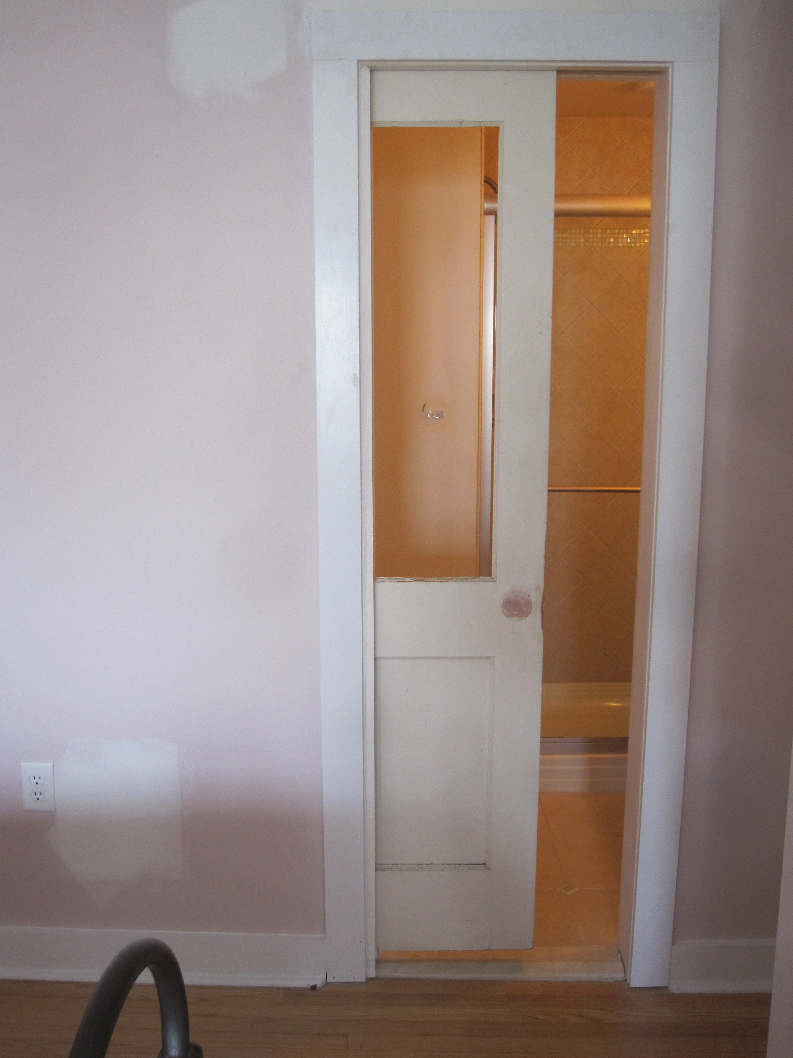 Best ideas about Bathroom Pocket Doors
. Save or Pin Renovation Report…Pocket Door Progress Now.