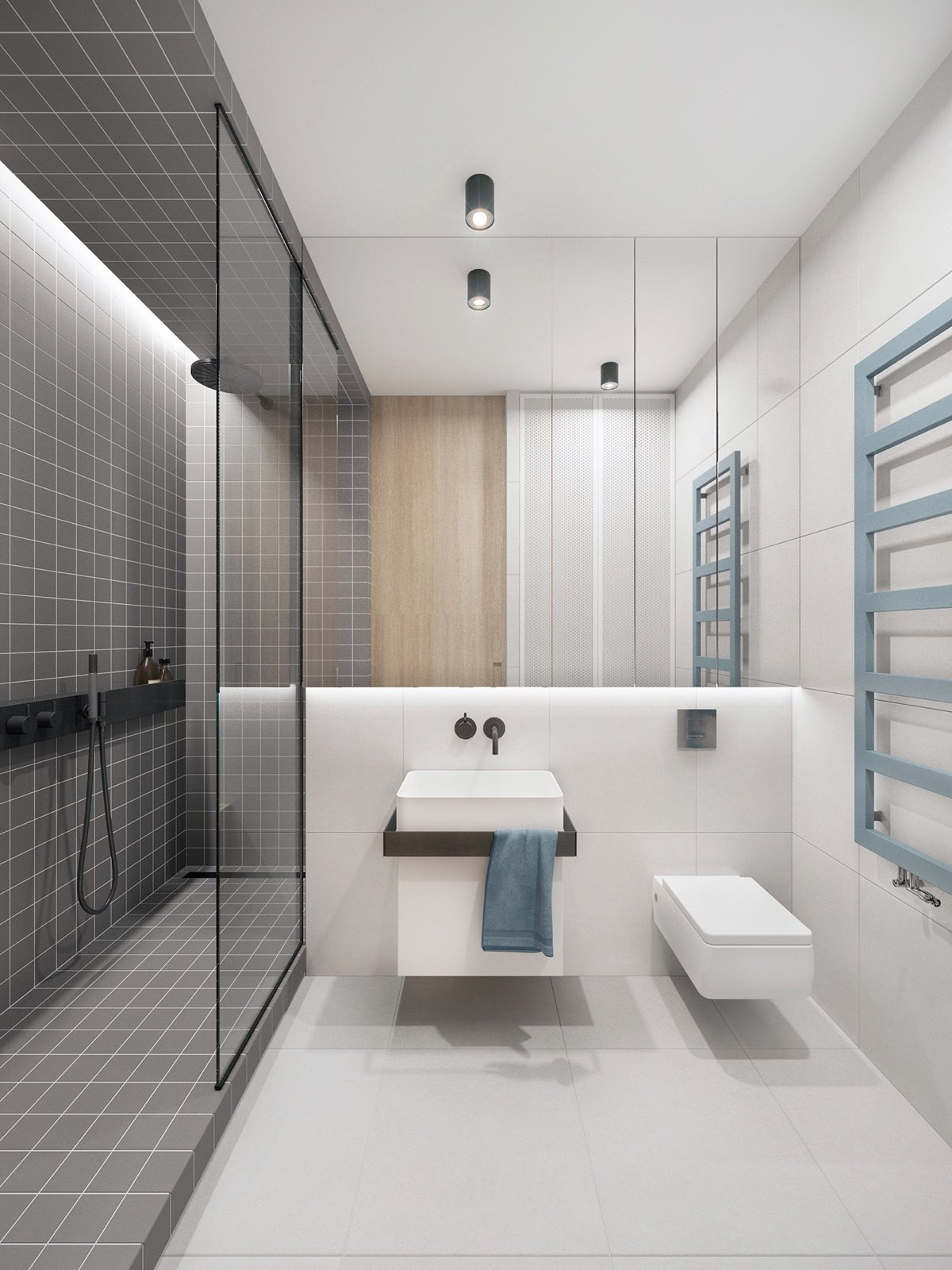 Best ideas about Bathroom Shower Designs
. Save or Pin Trendy Bathroom designs bined With Modern and Geometric Now.