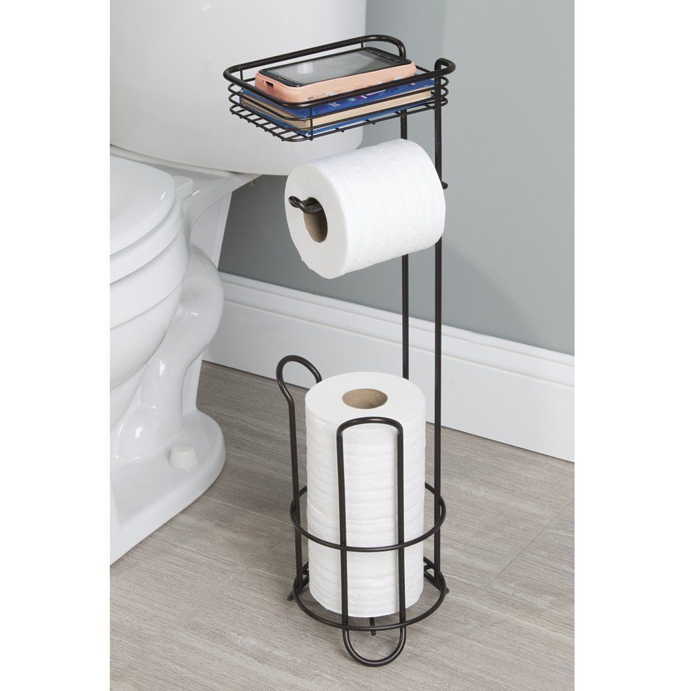 Best ideas about Bathroom Tissue Holder
. Save or Pin Standing Toilet Paper Tissue Roll Holder Stand Bathroom Now.
