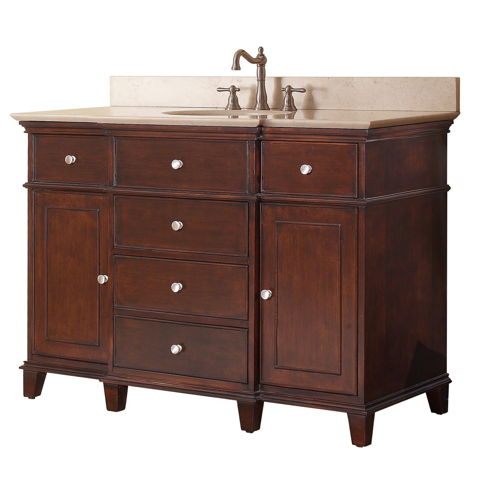 Best ideas about Bathroom Vanities Cheap
. Save or Pin Avanity Windsor 48" Traditional Single Sink Bathroom Now.