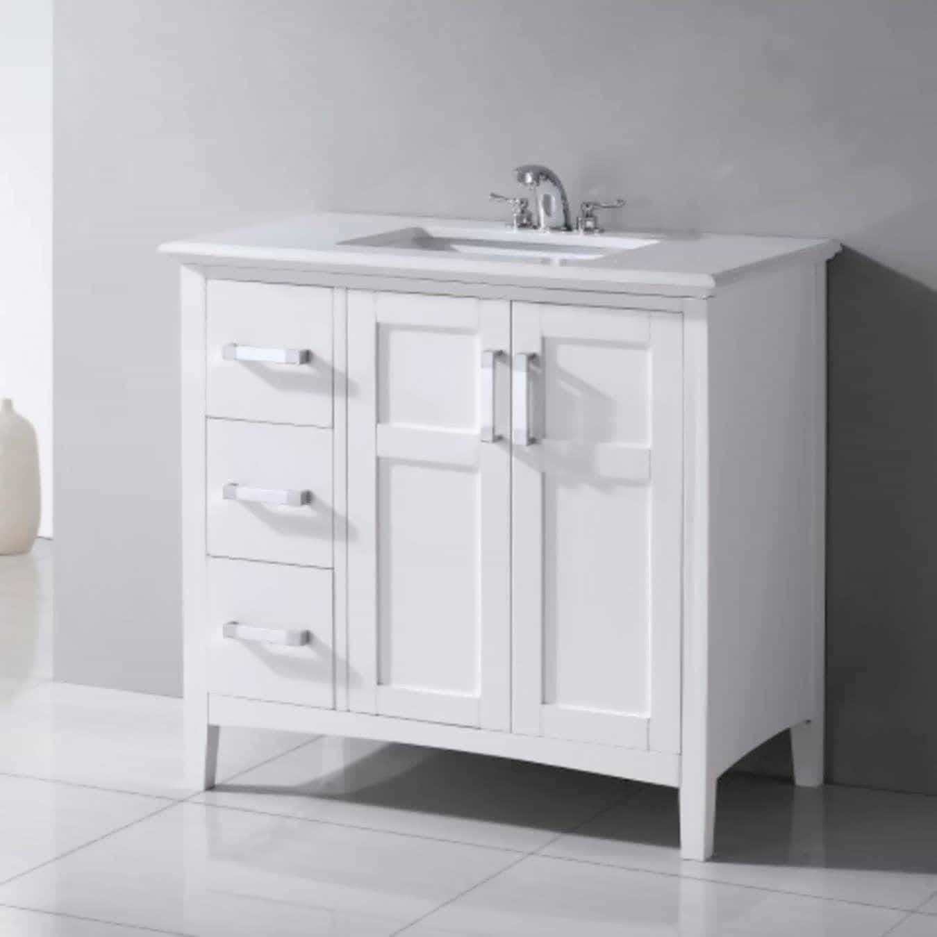 Best ideas about Bathroom Vanities Cheap
. Save or Pin Cheap Bathroom Vanity in White Under $200 Cheap Bathroom Now.