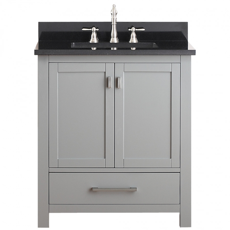 Best ideas about Bathroom Vanity 30 Inch
. Save or Pin 30 Inch Single Sink Bathroom Vanity in Chilled Gray Now.