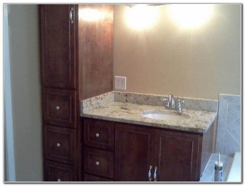 Best ideas about Bathroom Vanity And Linen Cabinet Combo
. Save or Pin Bathroom Vanity And Linen Closet bo Cabinet Home Now.