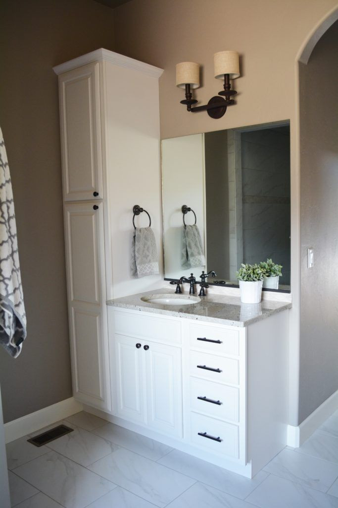 Best ideas about Bathroom Vanity And Linen Cabinet Combo
. Save or Pin Best 25 Bathroom linen cabinet ideas on Pinterest Now.