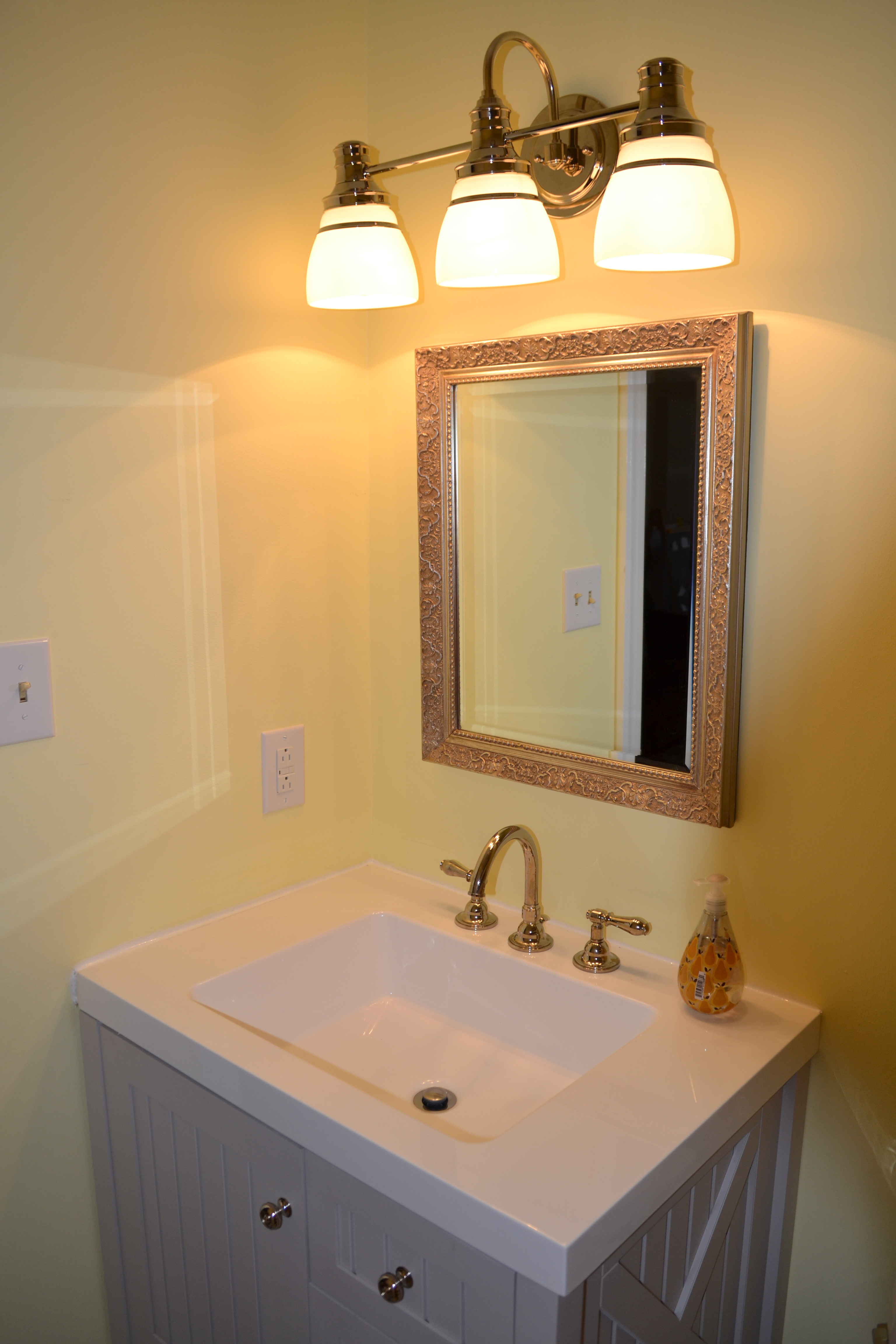Best ideas about Bathroom Vanity Light
. Save or Pin Martha Stewart for Home Depot Now.