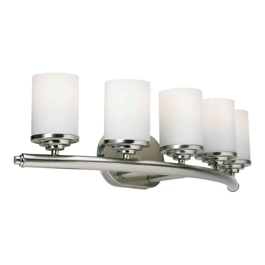 Best ideas about Bathroom Vanity Light
. Save or Pin Forte Lighting 5 Light Bathroom Vanity Light in Brushed Now.