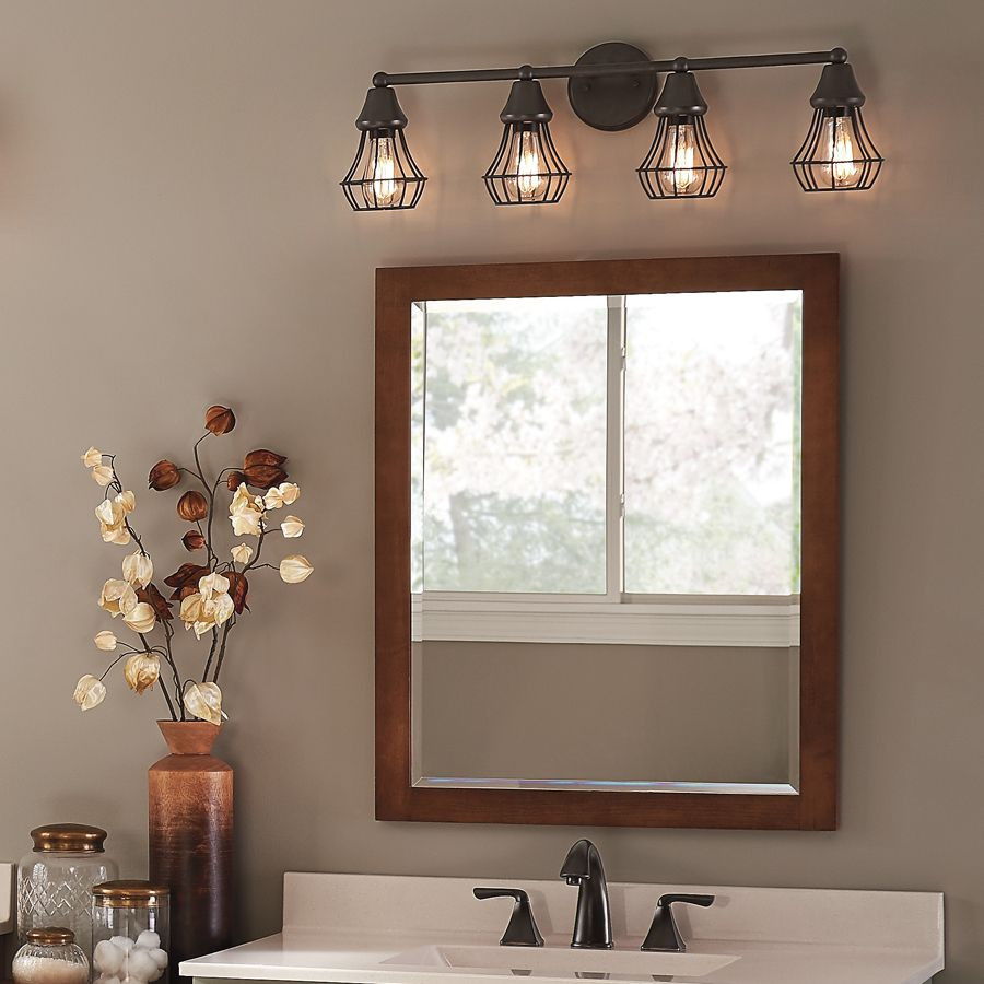 Best ideas about Bathroom Vanity Light
. Save or Pin Master Bath Kichler Lighting 4 Light Bayley Olde Bronze Now.