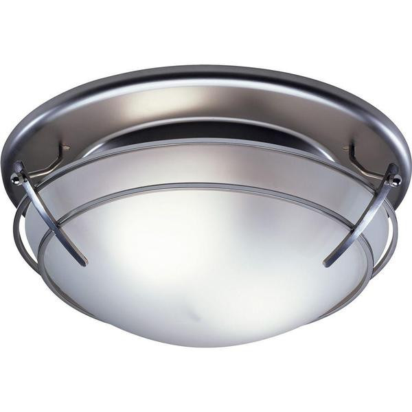 Best ideas about Bathroom Vent Fan With Light
. Save or Pin Broan Decorative Satin Nickel with Frosted Glass Shade 80 Now.