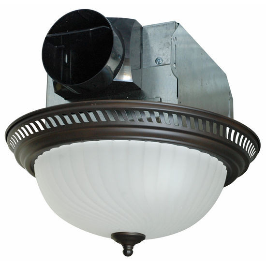 Best ideas about Bathroom Vent Fan With Light
. Save or Pin Air King Quiet Decorative Round Bathroom Exhaust Fan with Now.