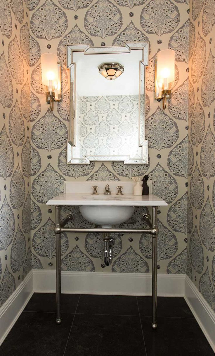 Best ideas about Bathroom Wall Paper
. Save or Pin 30 Gorgeous Wallpapered Bathrooms Now.