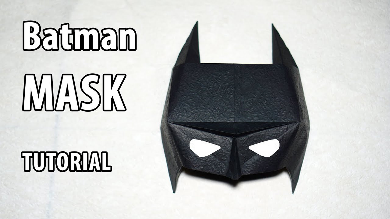 Best ideas about Batman Mask DIY
. Save or Pin Easy Paper Batman mask tutorial Origami DIY Henry Phạm Now.