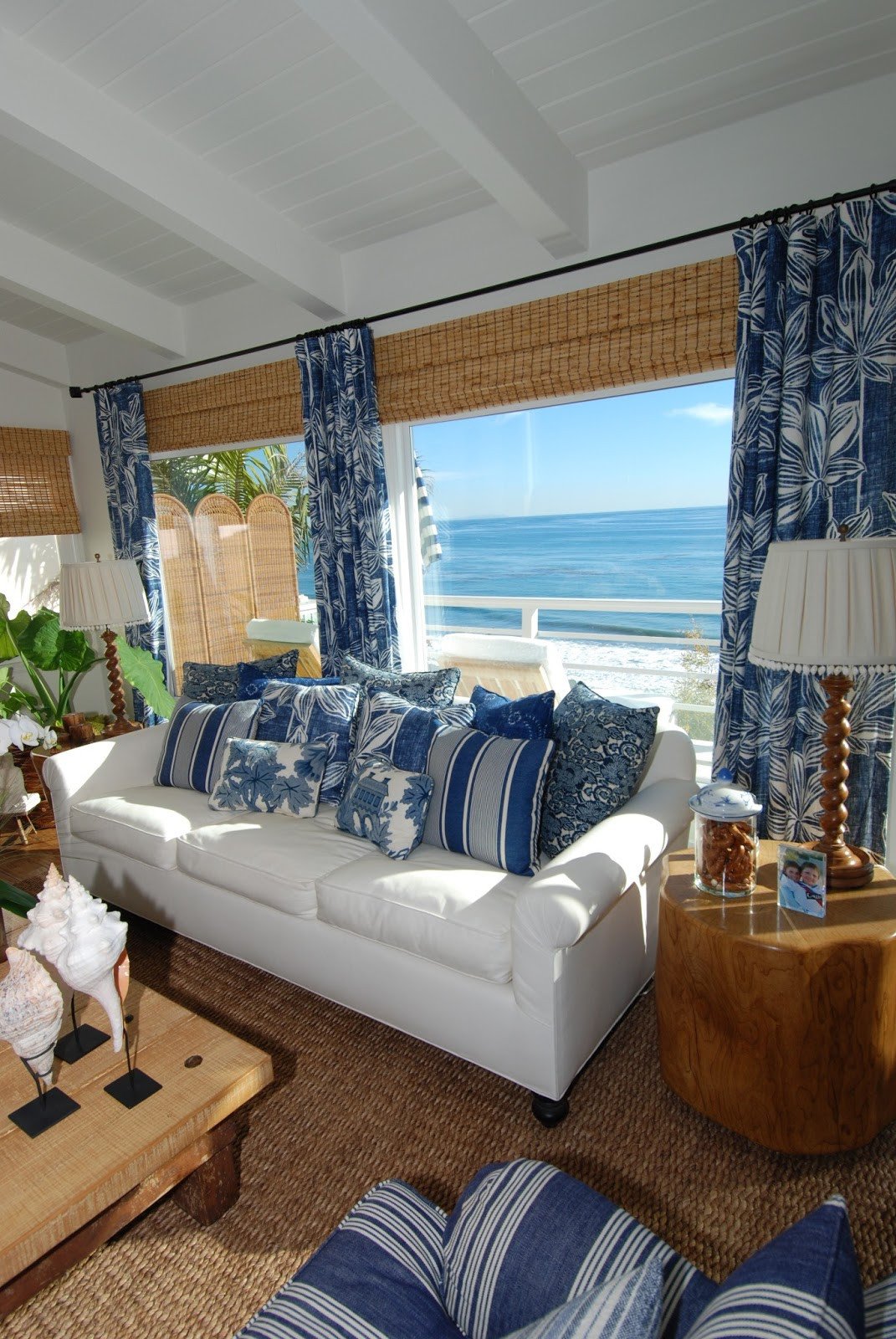 Best ideas about Beach Living Room
. Save or Pin Everything Coastal Sea Blue and White Always a Now.