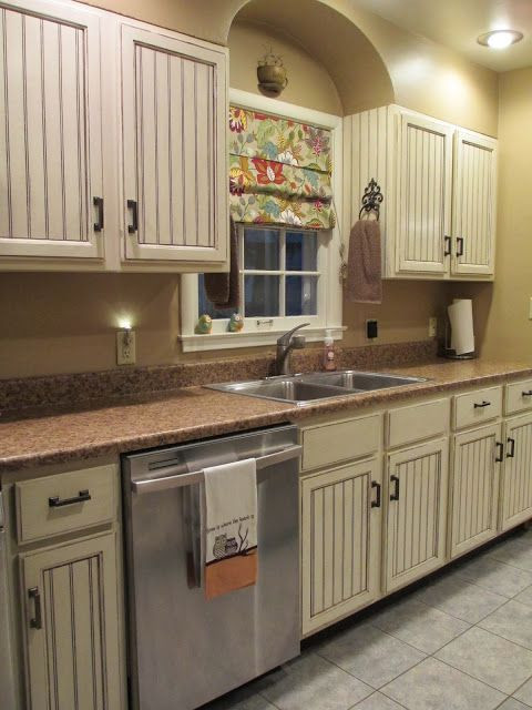 Best ideas about Beadboard Cabinets DIY
. Save or Pin DIY Beadboard Kitchen Cabinets glazed cabinets Now.