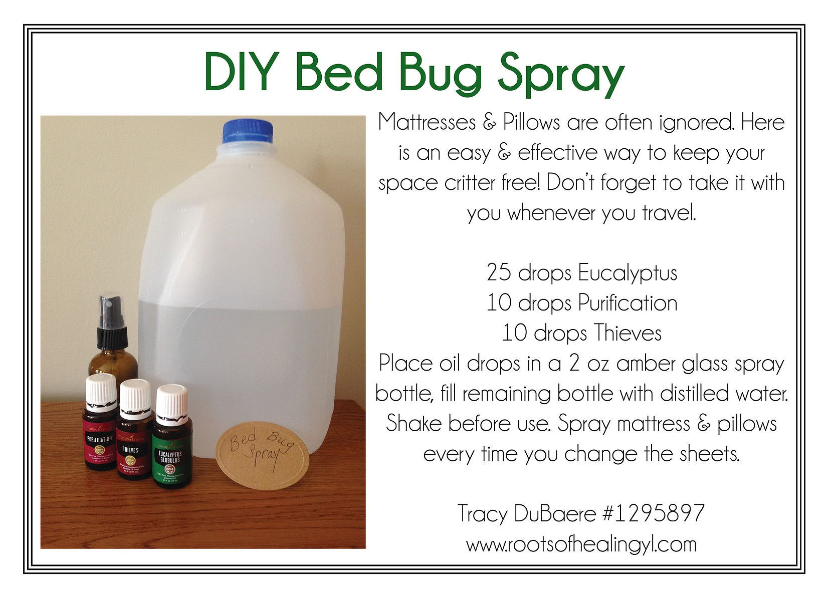 Best ideas about Bed Bug Repellent DIY
. Save or Pin DIY Bed Bug Spray with Essential Oils Oils Now.